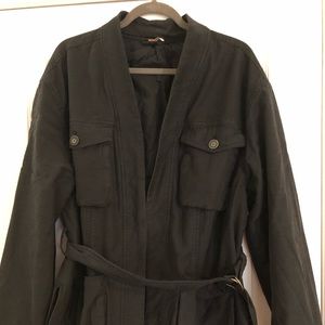 Free People Belted Utility Coat